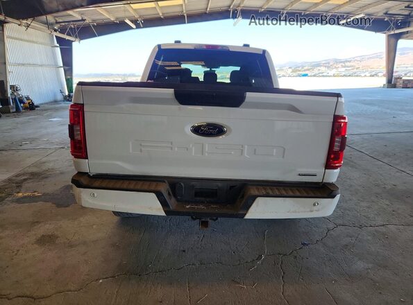 1FTEW1EP3MFC35575 2021 FORD F150 White Հետևի տեսք