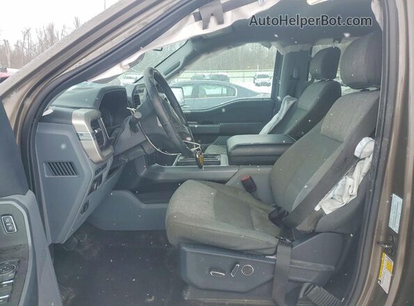 1FTEW1EP3MKD68585 2021 FORD F150 Gray Սալոնի դիմացի տեսք