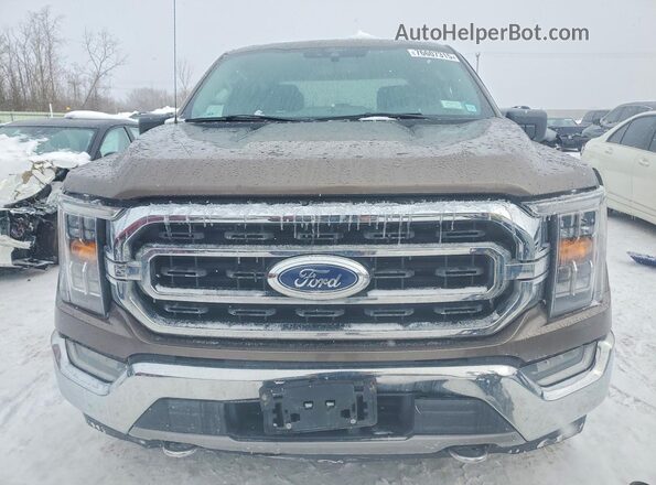1FTEW1EP3MKD68585 2021 FORD F150 Gray Դիմացի տեսք