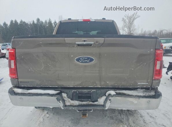 1FTEW1EP3MKD68585 2021 FORD F150 Gray Հետևի տեսք