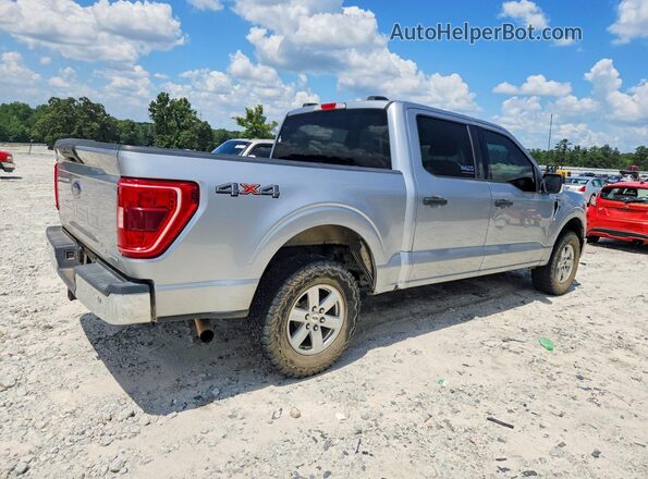 1FTEW1EP3MKE76513 2021 FORD F150 Silver Rear right