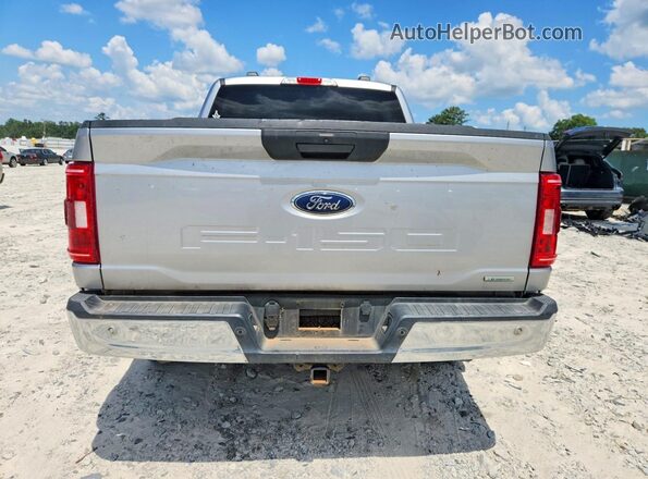 1FTEW1EP3MKE76513 2021 FORD F150 Silver Rear view