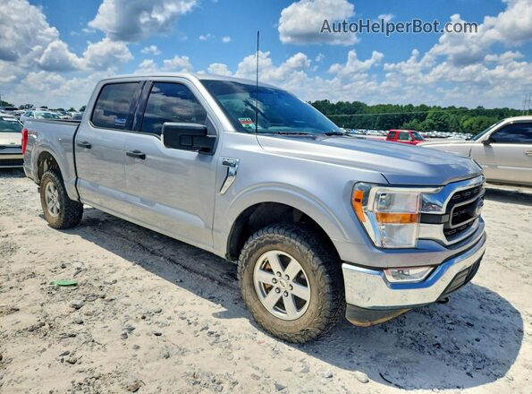 1FTEW1EP3MKE76513 2021 FORD F150 Silver Front right
