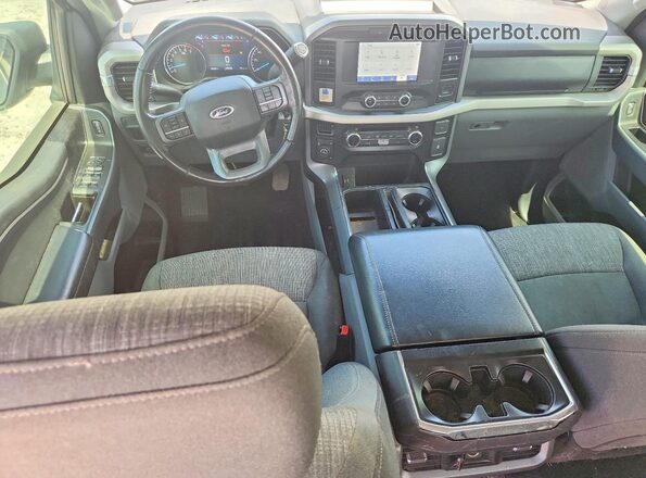 1FTEW1EP3MKE76513 2021 FORD F150 Silver Dashboard view