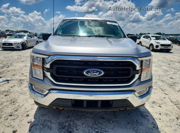 1FTEW1EP3MKE76513 2021 FORD F150 Silver Front view