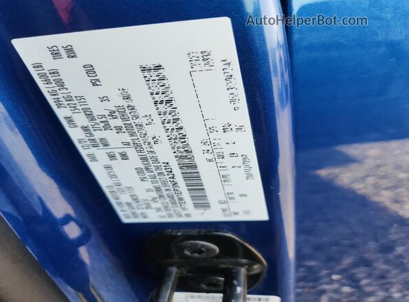 1FTEW1EP3NFA24314 2022 FORD F150 Blue ძრავის განყოფილების ხედი