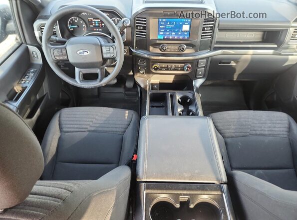 1FTEW1EP3NFA24314 2022 FORD F150 Blue წინა პანელის ხედი
