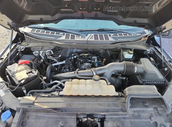1FTEW1EP3NFA24314 2022 FORD F150 Blue უკანა სალონის ხედი