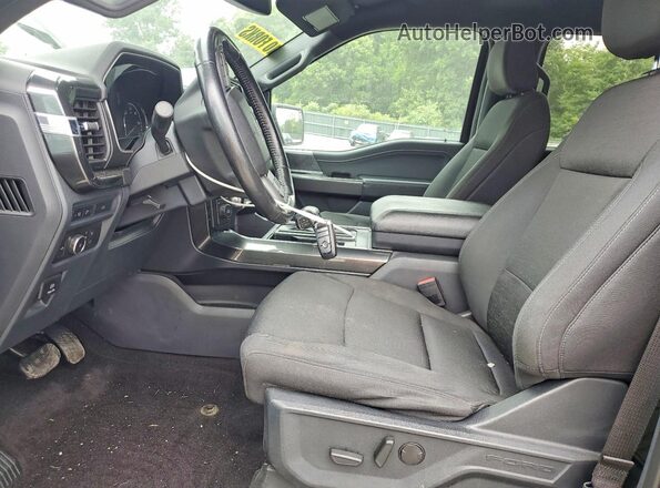 1FTEW1EP3NFA44966 2022 FORD F150 Black Вид салону спереду