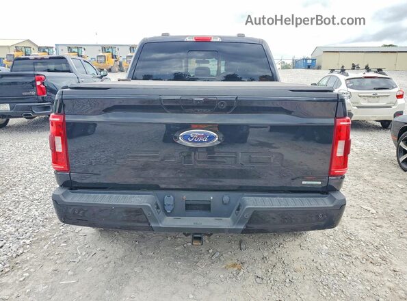 1FTEW1EP3NFA44966 2022 FORD F150 Black Вид ззаду