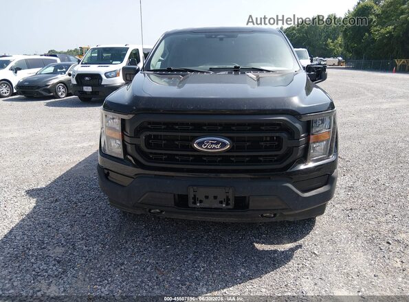 1FTEW1EP3PKD17026 2023 FORD F150 Black Вид щитка приладів