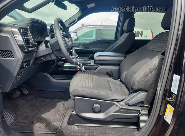 1FTEW1EP3PKE81277 2023 FORD F150 Black Սալոնի դիմացի տեսք