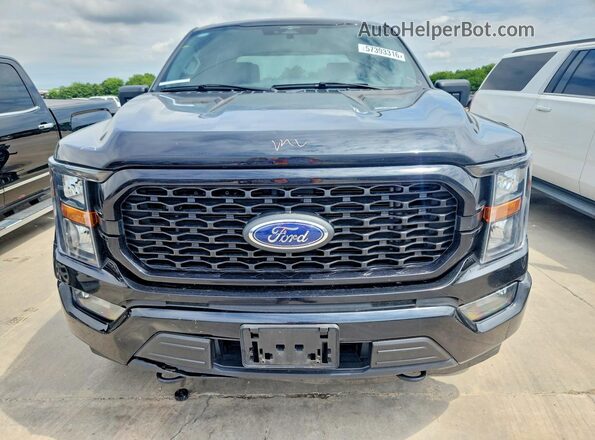 1FTEW1EP3PKE81277 2023 FORD F150 Black Դիմացի տեսք
