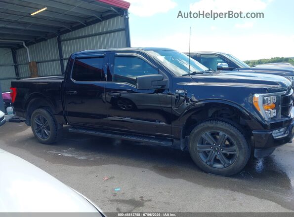 1FTEW1EP3PKE99603 2023 FORD F150 Black Widok wnętrza 360 stopni