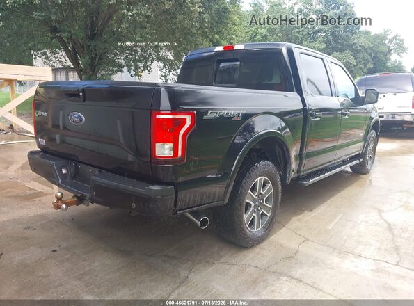 1FTEW1EP4GFB69266 2016 FORD F150 Black Հետևի աջ