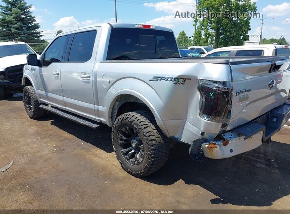 1FTEW1EP4GFC57895 2016 FORD F150 Silver Հետևի ձախ