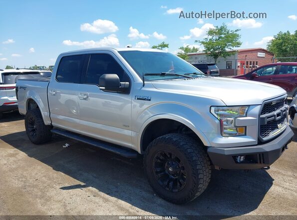 1FTEW1EP4GFC57895 2016 FORD F150 Silver Սալոնի հետևի տեսք