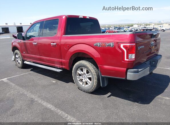 1FTEW1EP4GKD55901 2016 FORD F150 Red Trasero izquierdo