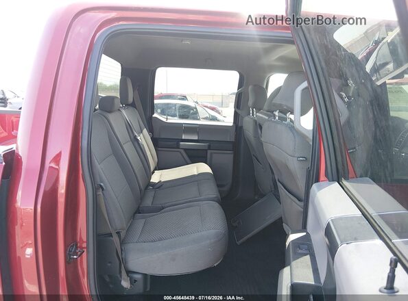 1FTEW1EP4GKD55901 2016 FORD F150 Red Vista de la etiqueta del VIN