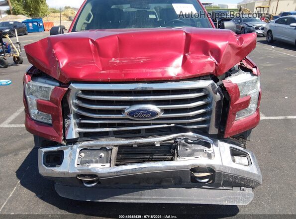 1FTEW1EP4GKD55901 2016 FORD F150 Red Vista frontal