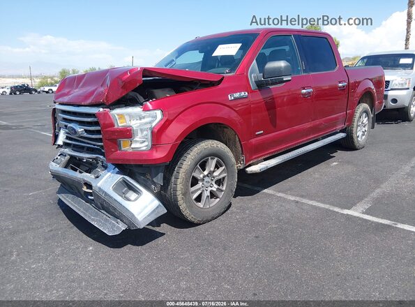 1FTEW1EP4GKD55901 2016 FORD F150 Red Vista tres cuartos delantera izquierda