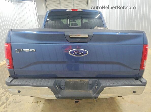 1FTEW1EP4GKF14660 2016 FORD F150 Blue Vista trasera