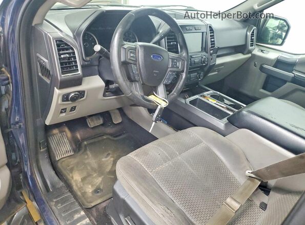 1FTEW1EP4GKF14660 2016 FORD F150 Blue Vista del salpicadero