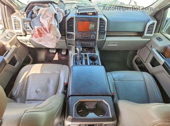 1FTEW1EP4GKF44497 2016 FORD F150 White Vista del salpicadero