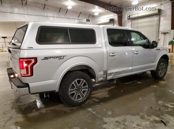 1FTEW1EP4GKF51532 2016 FORD F150 Серебряный Задняя правая четверть
