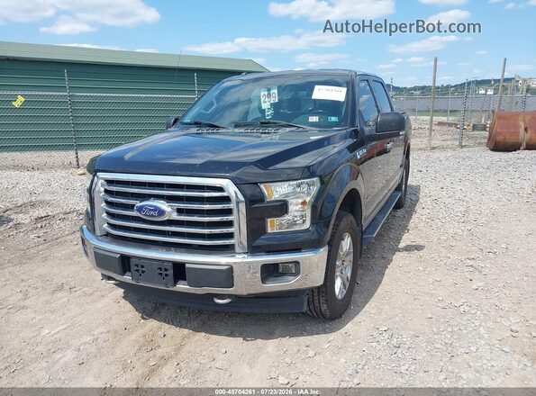 1FTEW1EP4HFA84218 2017 FORD F150 Черный Передняя левая четверть