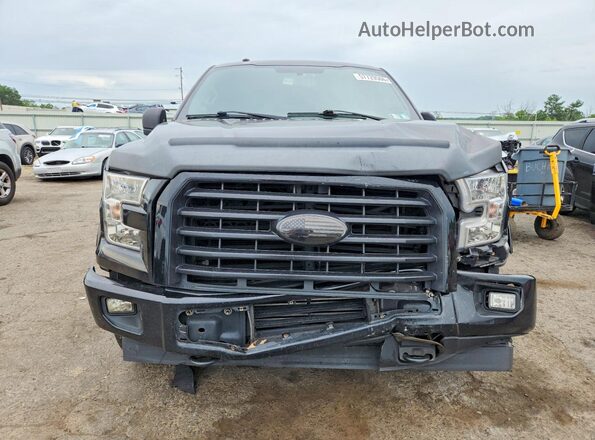 1FTEW1EP4HFC55243 2017 FORD F150 Black Front view