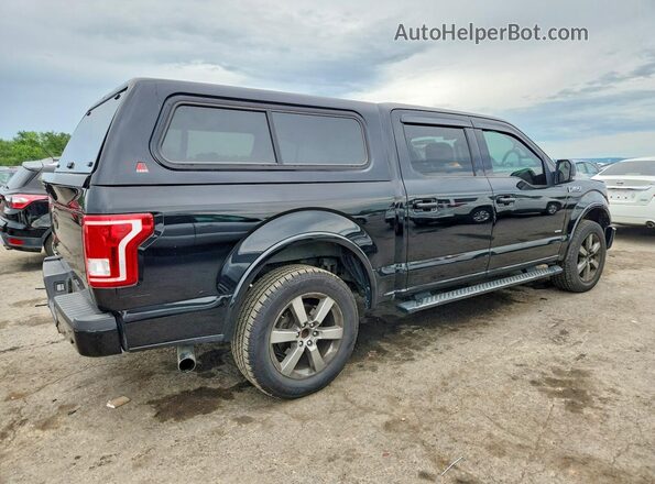 1FTEW1EP4HFC55243 2017 FORD F150 Black Rear right