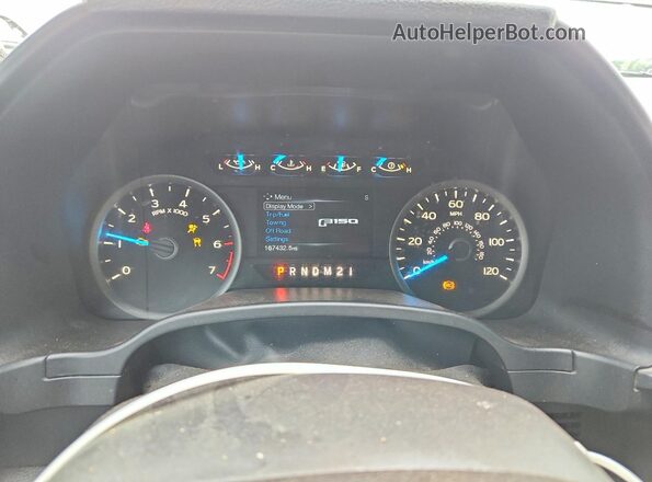 1FTEW1EP4HFC55243 2017 FORD F150 Black Instrument cluster view