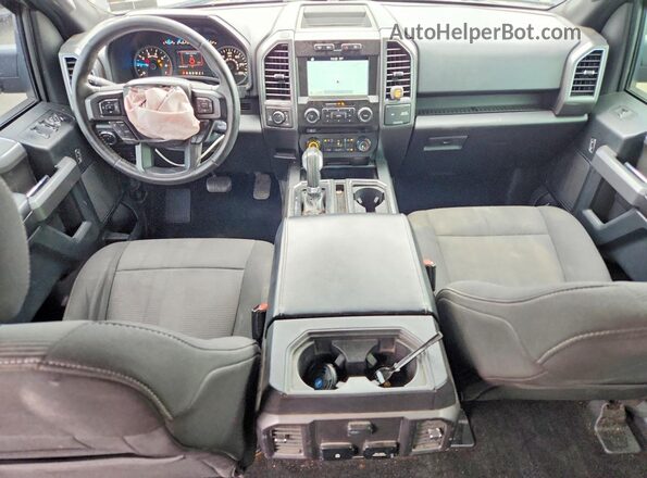 1FTEW1EP4HFC55243 2017 FORD F150 Black Dashboard view