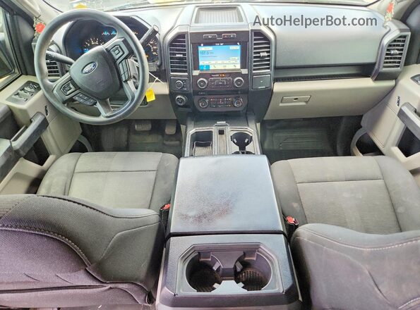 1FTEW1EP4HKE17122 2017 FORD F150 Silver წინა პანელის ხედი