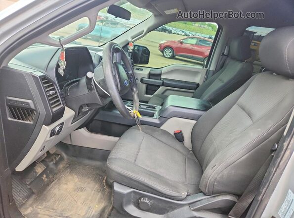 1FTEW1EP4HKE17122 2017 FORD F150 Silver წინა სალონის ხედი