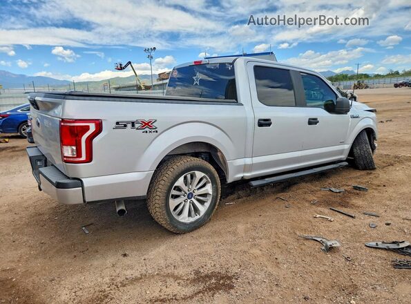 1FTEW1EP4HKE17122 2017 FORD F150 Silver უკანა მარჯვენა