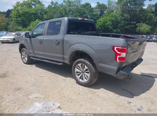 1FTEW1EP4JFB65631 2018 FORD F150 Gray Задня ліва чверть