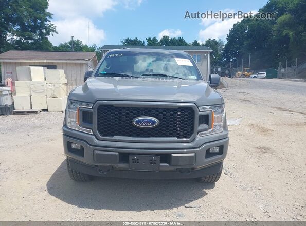 1FTEW1EP4JFB65631 2018 FORD F150 Gray Вид щитка приладів