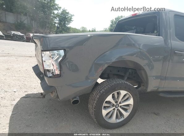 1FTEW1EP4JFB65631 2018 FORD F150 Gray Вид спереду