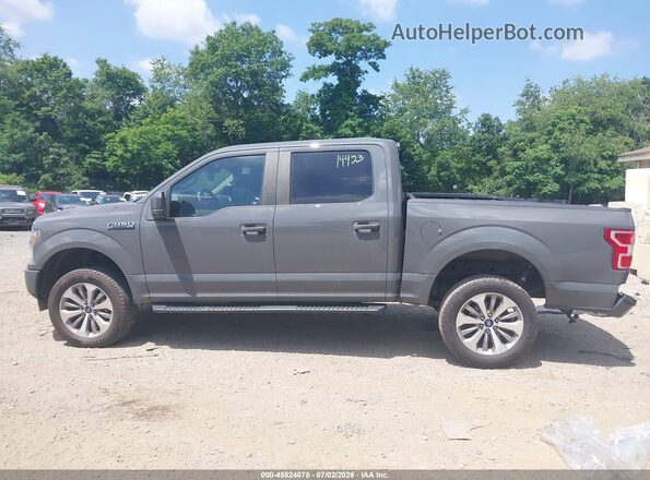 1FTEW1EP4JFB65631 2018 FORD F150 Gray Панорамний вид салону 360°