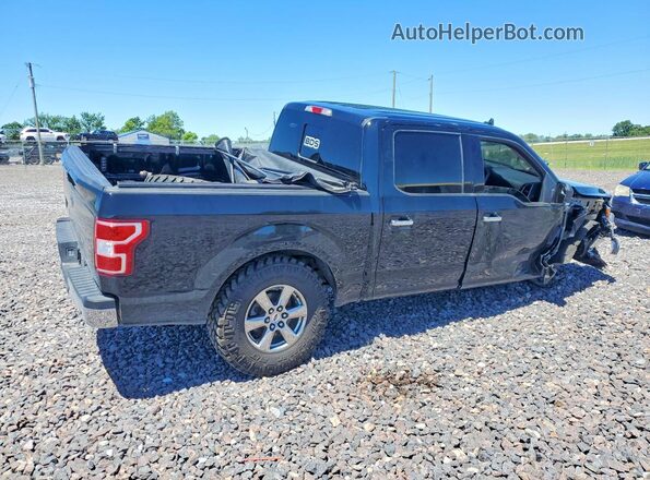 1FTEW1EP4JFC13788 2018 FORD F150 Черный Задняя правая четверть