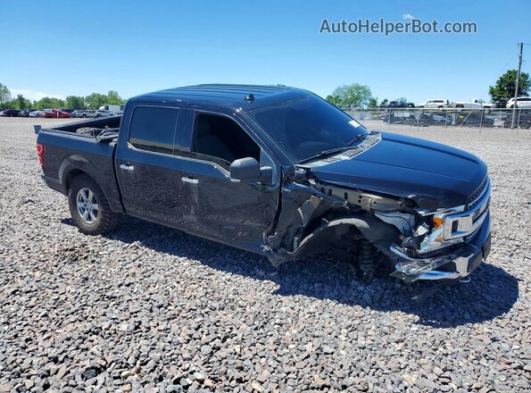 1FTEW1EP4JFC13788 2018 FORD F150 Черный Передняя правая четверть