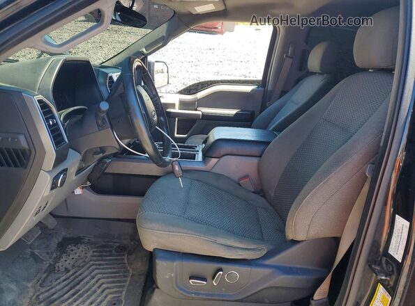 1FTEW1EP4JFC13788 2018 FORD F150 Черный Вид салона спереди