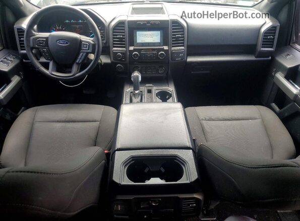 1FTEW1EP4JFD45191 2018 FORD F150 Gray Widok deski rozdzielczej