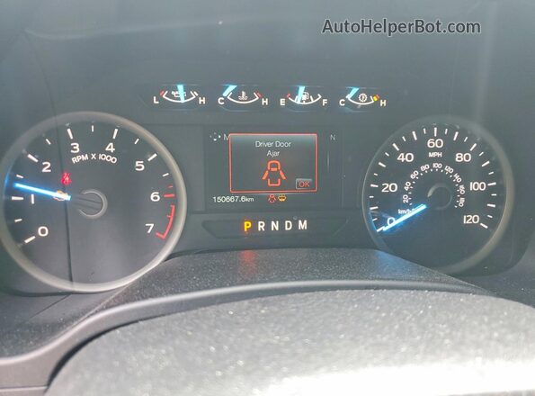 1FTEW1EP4JFD45191 2018 FORD F150 Gray Widok zestawu wskaźników