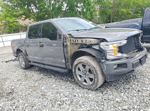 1FTEW1EP4JFD45191 2018 FORD F150 Gray Przód prawy