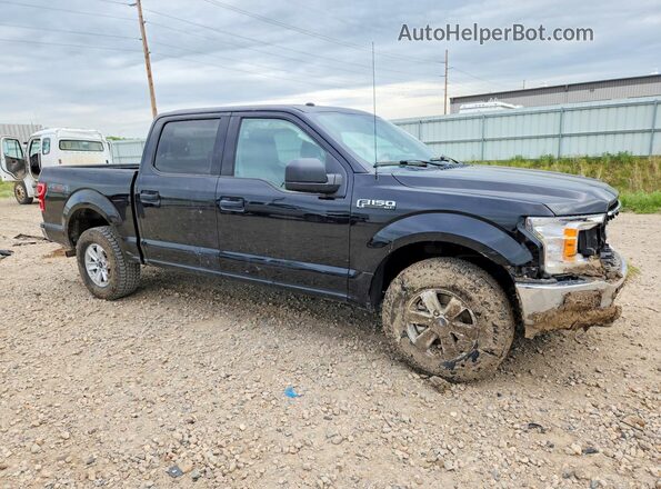 1FTEW1EP4JFD97243 2018 FORD F150 Black Передня права чверть