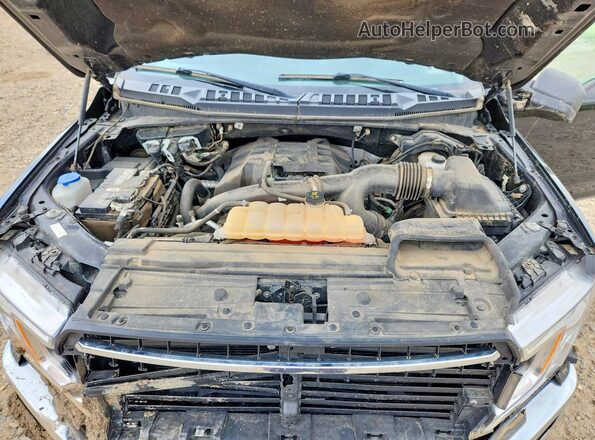 1FTEW1EP4JFD97243 2018 FORD F150 Black Вид задньої частини салону