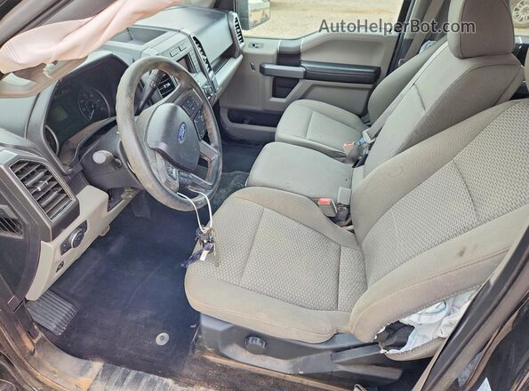 1FTEW1EP4JFD97243 2018 FORD F150 Black Вид салону спереду